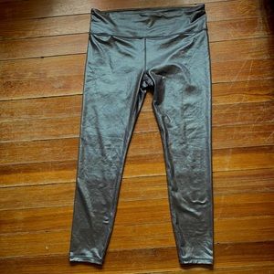 Metallic Athleta Leggings